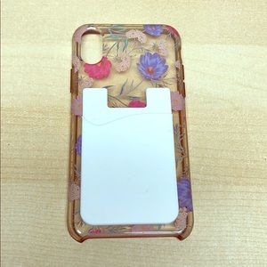 Kate Spade Floral IPhone X Case w Wallet